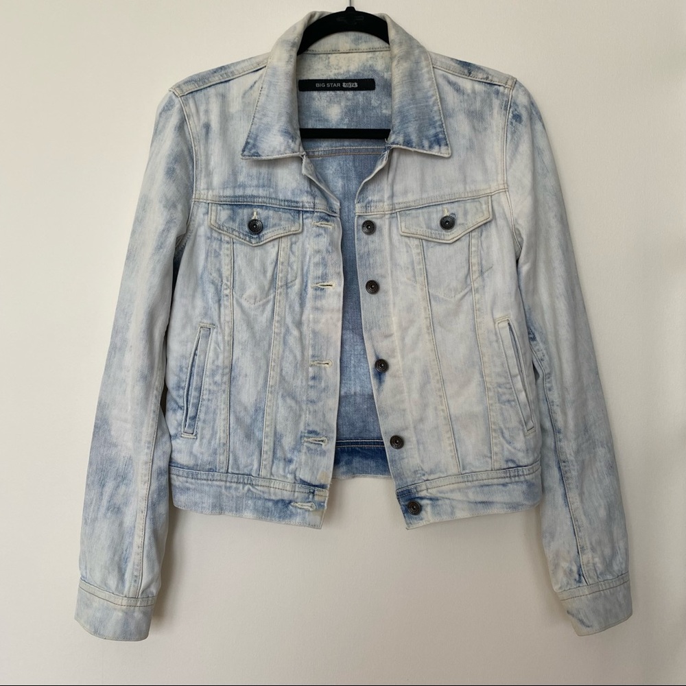 Big Star Pale Blue Denim Jacket size S